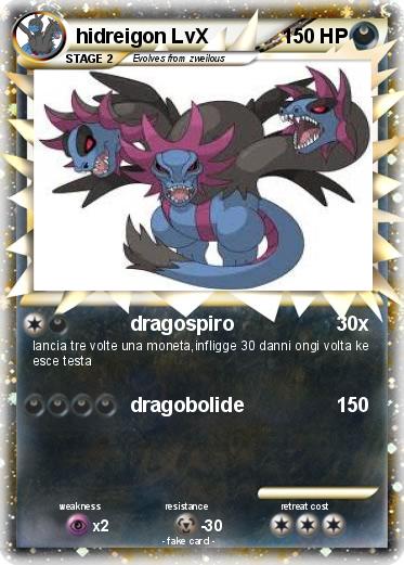 Pokemon hidreigon LvX
