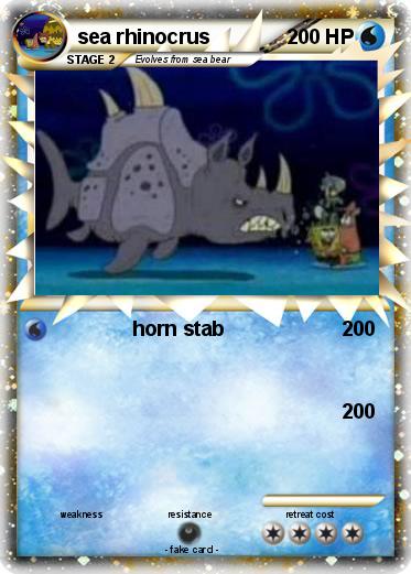 Pokemon sea rhinocrus