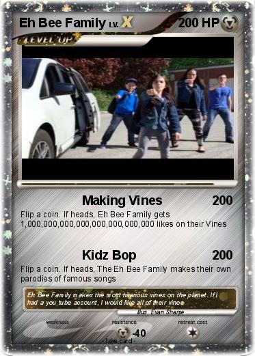 Pokemon Eh Bee Family