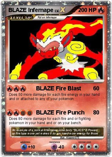 Pokemon BLAZE Infernape