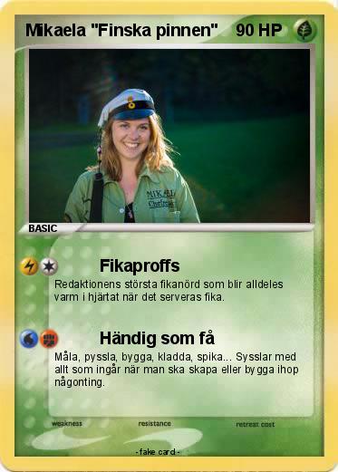 Pokemon Mikaela "Finska pinnen"