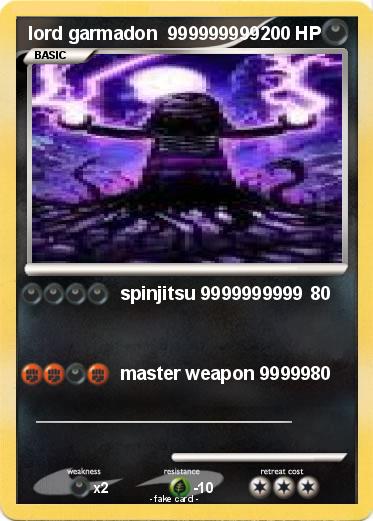 Pokemon lord garmadon  999999999