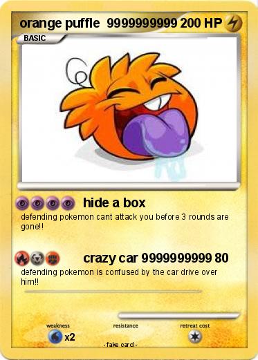 Pokemon orange puffle  9999999999
