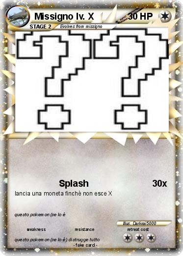 Pokemon Missigno lv. X
