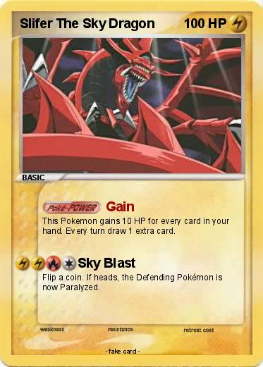 Pokemon Slifer The Sky Dragon