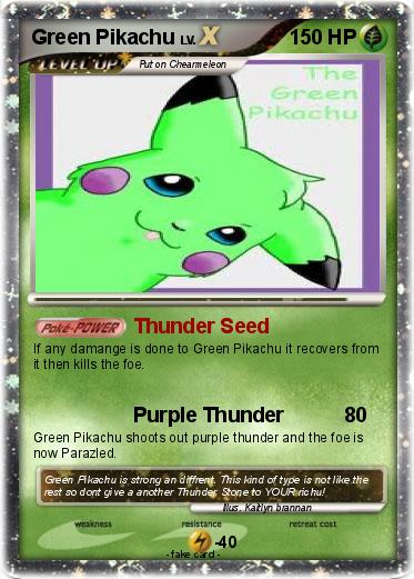 Pokemon Green Pikachu
