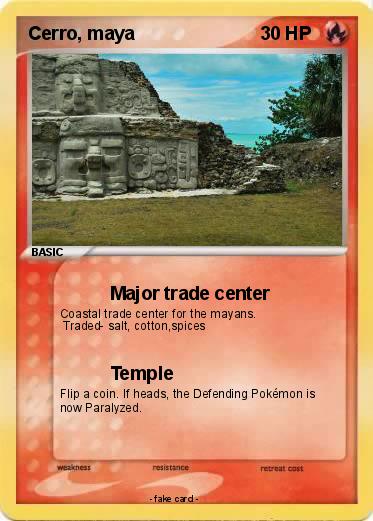 Pokemon Cerro, maya