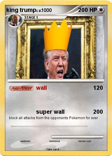 Pokemon king trump