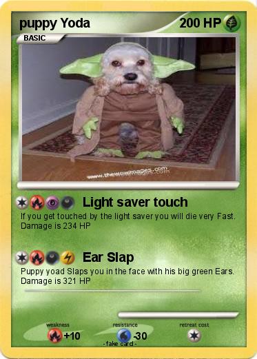 Pokemon puppy Yoda