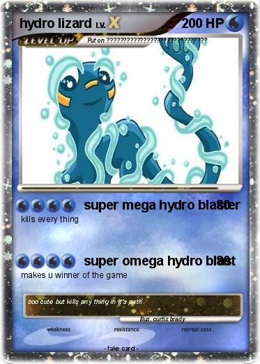 Pokemon hydro lizard