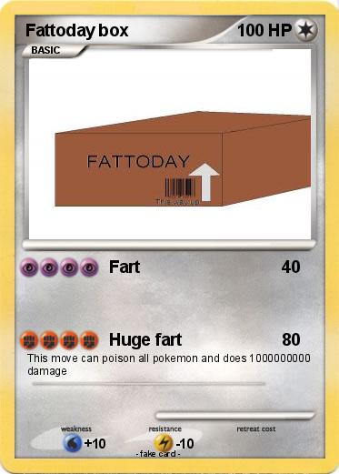 Pokemon Fattoday box