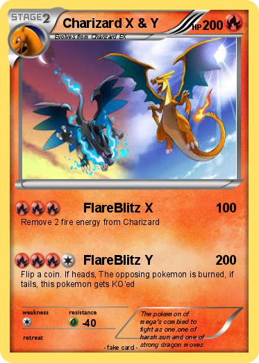 Pokemon Charizard X & Y