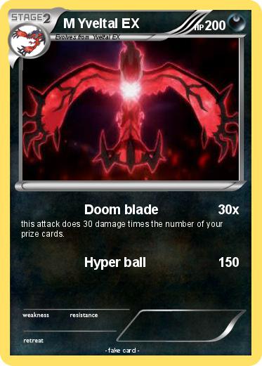 Pokemon M Yveltal EX