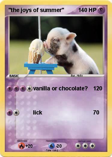 Pokemon "the joys of summer"