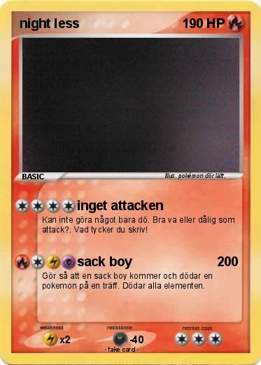 Pokemon night less