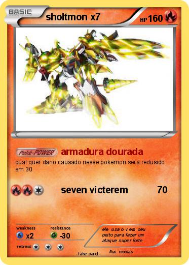 Pokemon sholtmon x7