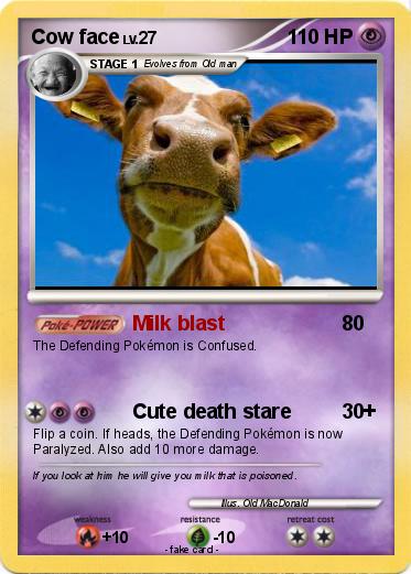 Pokemon Cow face