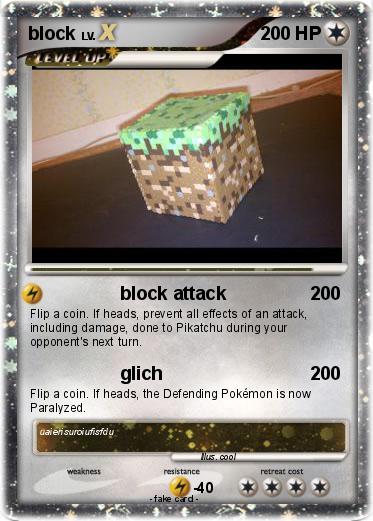 Pokemon block