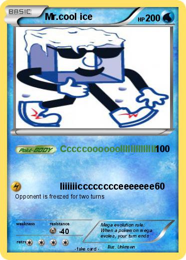 Pokemon Mr.cool ice