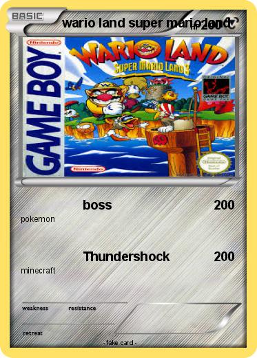 Pokemon wario land super mario land