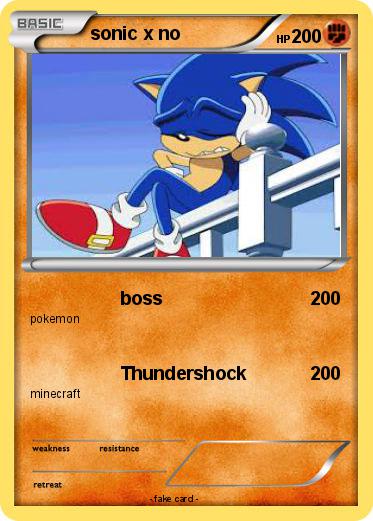 Pokemon sonic x no