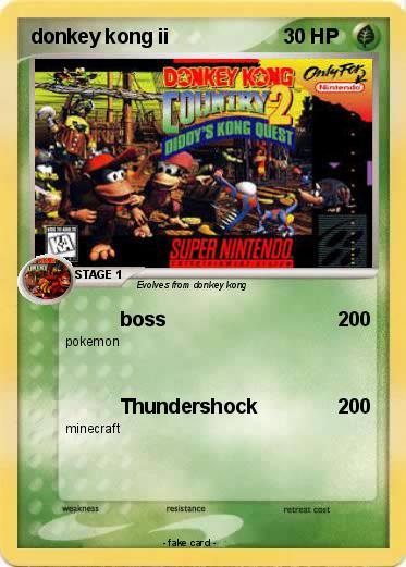 Pokemon donkey kong ii