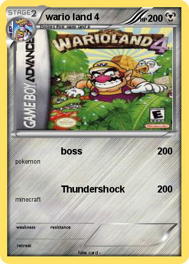 Pokemon wario land 4