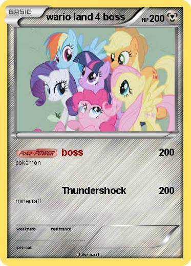 Pokemon wario land 4 boss