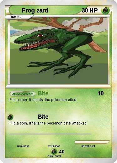 Pokemon Frog zard