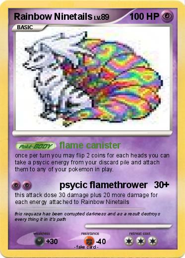 Pokemon Rainbow Ninetails