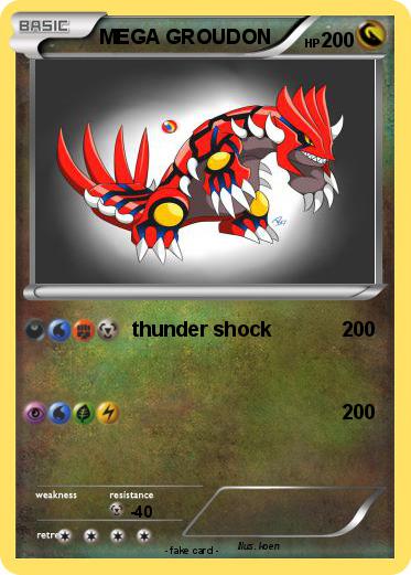 Pokemon MEGA GROUDON