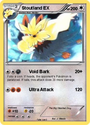 Pokemon Stoutland EX