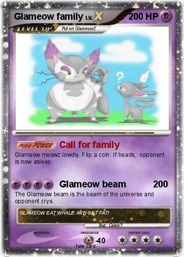 Pokemon Glameow family