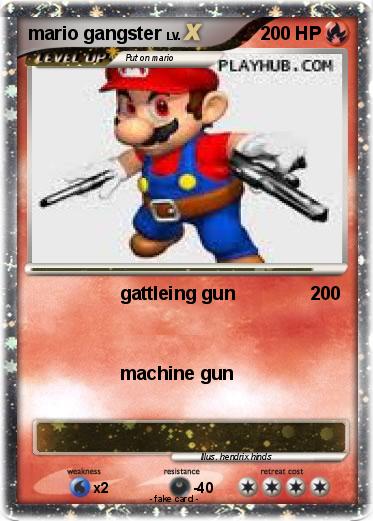 Pokemon mario gangster