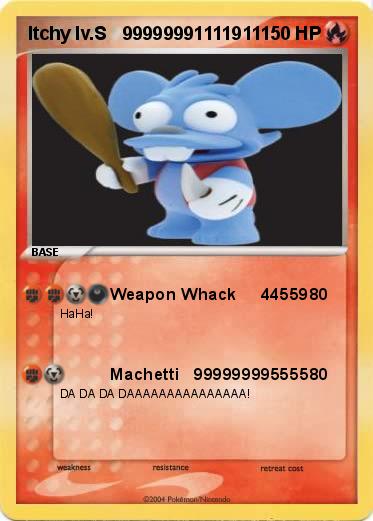 Pokemon Itchy lv.S   99999991111911