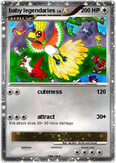 Pokemon baby legendaries