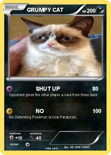 Pokemon GRUMPY CAT