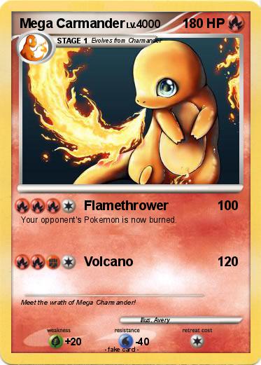 Pokemon Mega Carmander