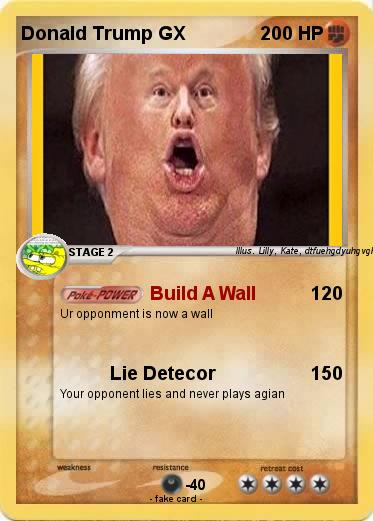 Pokemon Donald Trump GX