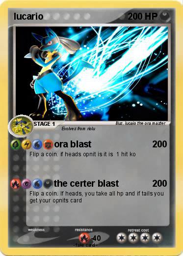 Pokemon lucario
