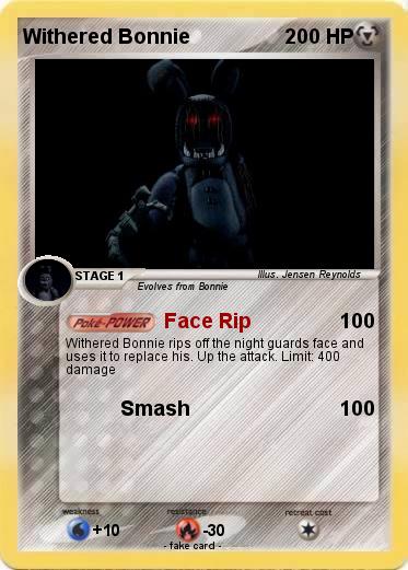 Pokemon Withered Bonnie