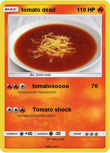 Pokemon tomato dead