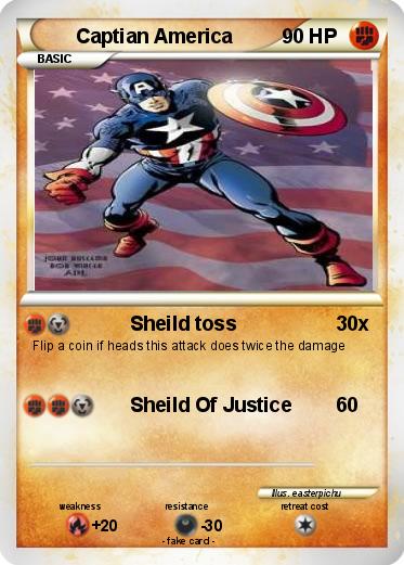 Pokemon Captian America