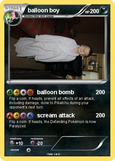 Pokemon balloon boy