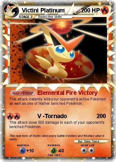 Pokemon Victini Platinum