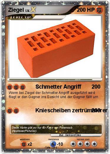 Pokemon Ziegel