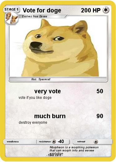 Pokemon Vote for doge