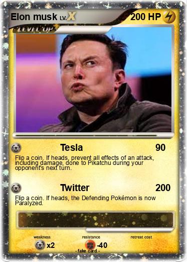 Pokemon Elon musk