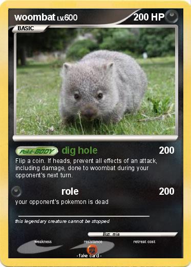 Pokemon woombat