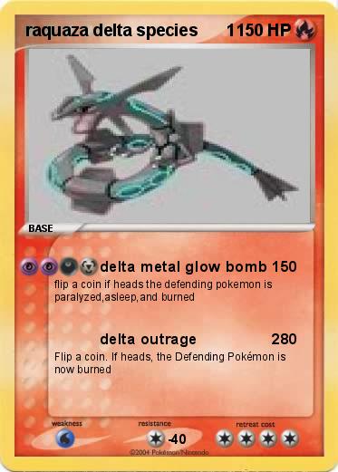 Pokemon raquaza delta species      1